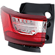 Driver and Passenger Side LED Tail Light, With bulb(s), OE Replacement, CAPA Certified