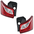 Driver and Passenger Side, Outer LED Tail Light, With bulb(s), OE Replacement, CAPA Certified