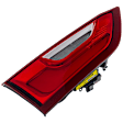 2017 Chevrolet Malibu - Driver and Passenger Side, Inner LED Tail Light, With bulb(s), Mounts on Luggage Lid, OE Replacement, CAPA Certified