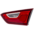 2017 Chevrolet Malibu - Driver and Passenger Side, Inner LED Tail Light, With bulb(s), Mounts on Luggage Lid, OE Replacement, CAPA Certified
