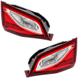 Driver and Passenger Side, Inner Halogen Tail Light, With bulb(s), OE Replacement, CAPA Certified