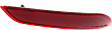 Rear, Driver and Passenger Side Bumper Reflector,, CAPA Certified