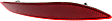 Rear, Driver and Passenger Side Bumper Reflector,, CAPA Certified