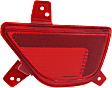 Rear, Driver and Passenger Side Bumper Reflector
