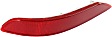 Rear, Driver and Passenger Side Bumper Reflector, CAPA Certified