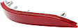 Rear, Driver and Passenger Side Bumper Reflector, CAPA Certified