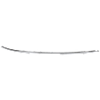 Rear, Driver and Passenger Side Bumper Trim, Chrome