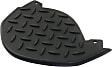 Driver and Passenger Side Bumper Step Pad, Black, with Corner Step