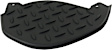 Driver and Passenger Side Bumper Step Pad, Black, with Corner Step