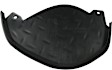 Driver and Passenger Side Bumper Step Pad, Black, with Corner Step