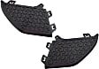 Driver and Passenger Side Bumper Step Pad, Black