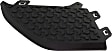 Driver and Passenger Side Bumper Step Pad, Black