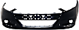 Front, Upper Primed Bumper Cover, CAPA Certified