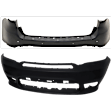 Front and Rear Primed Bumper Cover