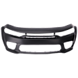 2021 Dodge Charger - Front and Rear Primed Bumper Cover, For Models With Hood Scoop, CAPA Certified