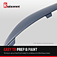 2011-2018 Ram 2500 - Front, Driver and Passenger Side Bumper Trims, Primed
