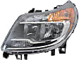 2019 Ram ProMaster 2500 - Driver and Passenger Side Headlights, with Bulbs, Halogen, without Daytime Running Light