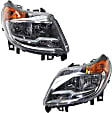 2014-2022 Ram ProMaster 2500 - Driver and Passenger Side Headlights, with Bulbs, Halogen, without Daytime Running Light, CAPA Certified