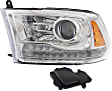 Driver and Passenger Side Headlights, with Bulbs, HID/Xenon, with HID Bulbs and ballast, For Models with Factory Projector Type Headlights