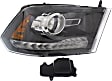 2019-2024 Ram 1500 Classic - Driver and Passenger Side Headlights, with Bulbs, HID/Xenon, with HID Bulbs and ballast, For Models with Factory Projector Type Headlights