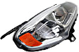 Driver and Passenger Side Halogen Headlight, With bulb(s), OE Replacement
