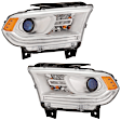 2017 Dodge Durango - Driver and Passenger Side Halogen Headlight, With bulb(s), OE Replacement, CAPA Certified