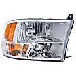 Driver and Passenger Side Halogen Headlight, With bulb(s), OE Replacement, CAPA Certified