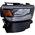 Driver and Passenger Side Headlights, with Bulbs, LED, Standard Type
