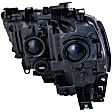 Driver and Passenger Side Halogen Headlight, With bulb(s), OE Replacement
