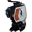 Driver and Passenger Side Halogen Headlight, With bulb(s), OE Replacement