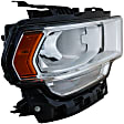 Driver and Passenger Side Halogen Headlight, With bulb(s), OE Replacement