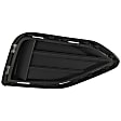 Fog Light Cover - Front, Driver and Passenger Side, Textured Black