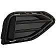 Fog Light Cover - Front, Driver and Passenger Side, Textured Black
