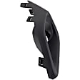 Front, Driver and Passenger Side Fog Light Trims, Black