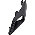 Front, Driver and Passenger Side Fog Light Trims, Black