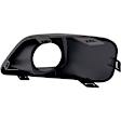 Front, Driver and Passenger Side Fog Light Trims, Black