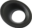 Front, Driver and Passenger Side Fog Light Trims, Textured Black