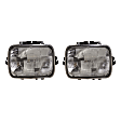1992 Dodge Dakota - Driver and Passenger Side Halogen Headlight, With bulb(s), OE Replacement