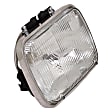 1992 Dodge Dakota - Driver and Passenger Side Halogen Headlight, With bulb(s), OE Replacement