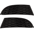 Fog Light Cover - Front, Driver and Passenger Side, Textured Black