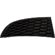Fog Light Cover - Front, Driver and Passenger Side, Textured Black