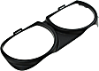 Driver and Passenger Side Headlight Bezel, Black