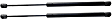 2017 Ram 1500 Tradesman 6 Cyl 3.6L - Driver and Passenger Side Lift Support Crew Cab Pickup, For Hood, Extended Cab Pickup
