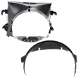 Upper and Lower Fan Shroud Fits Radiator Fan, 6.4L, 8Cyl