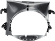 Upper and Lower Fan Shroud Fits Radiator Fan, 6.4L, 8Cyl