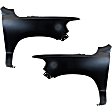 Front, Driver and Passenger Side Fenders, For Models Without Wheel Opening Molding