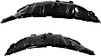 2013-2018 Ram 1500 - Front, Driver and Passenger Side, Rear Section Fender Liners, Premium Type, Type 1