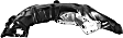 2013-2018 Ram 1500 - Front, Driver and Passenger Side, Rear Section Fender Liners, Premium Type, Type 1