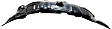 2019-2024 Ram 1500 Classic - Front, Driver and Passenger Side, Rear Section Fender Liners, Standard Type