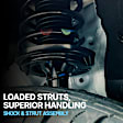 Front, Driver and Passenger Side Fully Loaded Strut